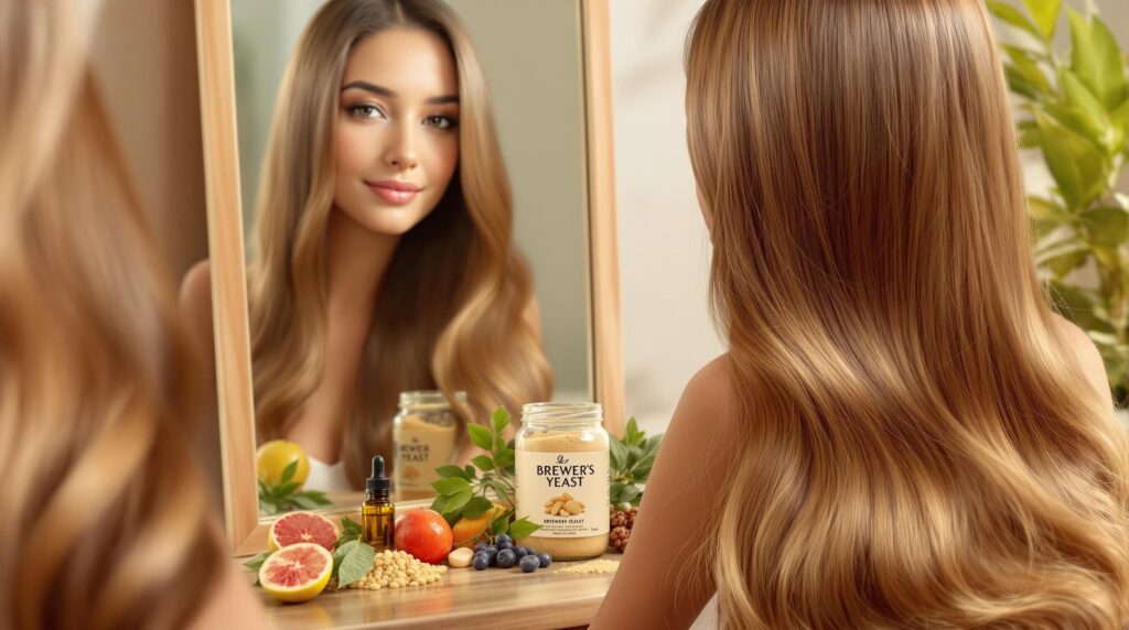 Découvrez les nombreux bienfaits de la levure de bière pour améliorer la santé de vos cheveux. Grâce à ses nutriments essentiels, la levure de bière favorise la croissance, renforce les cheveux et leur apporte brillance et vitalité. Adoptez ce super-aliment pour une chevelure éclatante et pleine de vie!