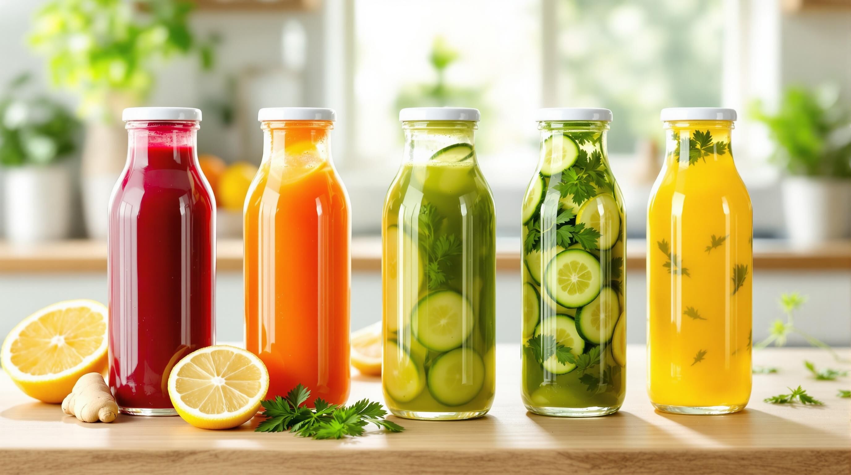 Découvrez des recettes faciles de jus détox maison pour stimuler votre énergie au quotidien. Préparez des boissons saines et savoureuses qui revitalisent votre corps et boostent votre bien-être.