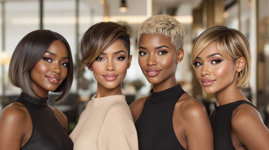 Découvrez notre sélection des plus beaux modèles de coupes courtes stylées, parfaits pour affirmer votre personnalité et mettre en valeur votre visage. Explorez des inspirations tendances qui allient élégance et modernité, et trouvez la coupe idéale pour un look audacieux et chic.